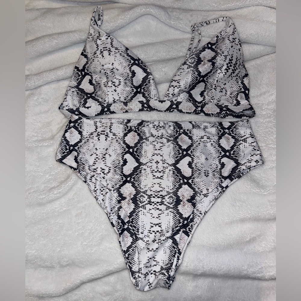 Snake skin bikini